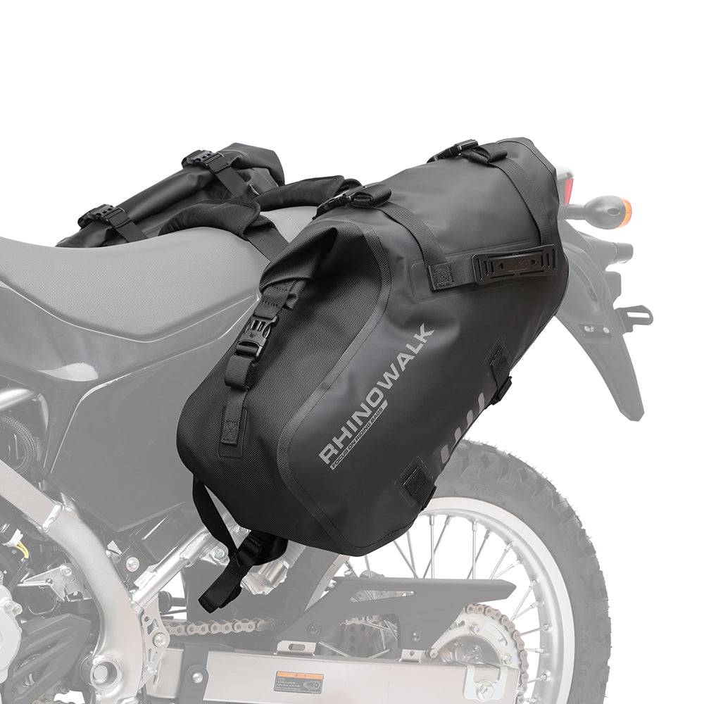 Alforjas Laterales Impermeables para Moto 18/28/48L - Par/Sin Portaequipajes