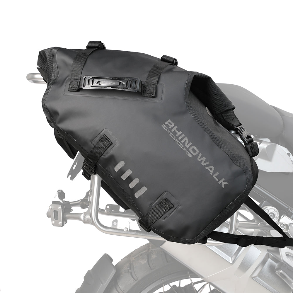 Alforjas Laterales Impermeables para Moto 18/28/48L - Par/Sin Portaequipajes