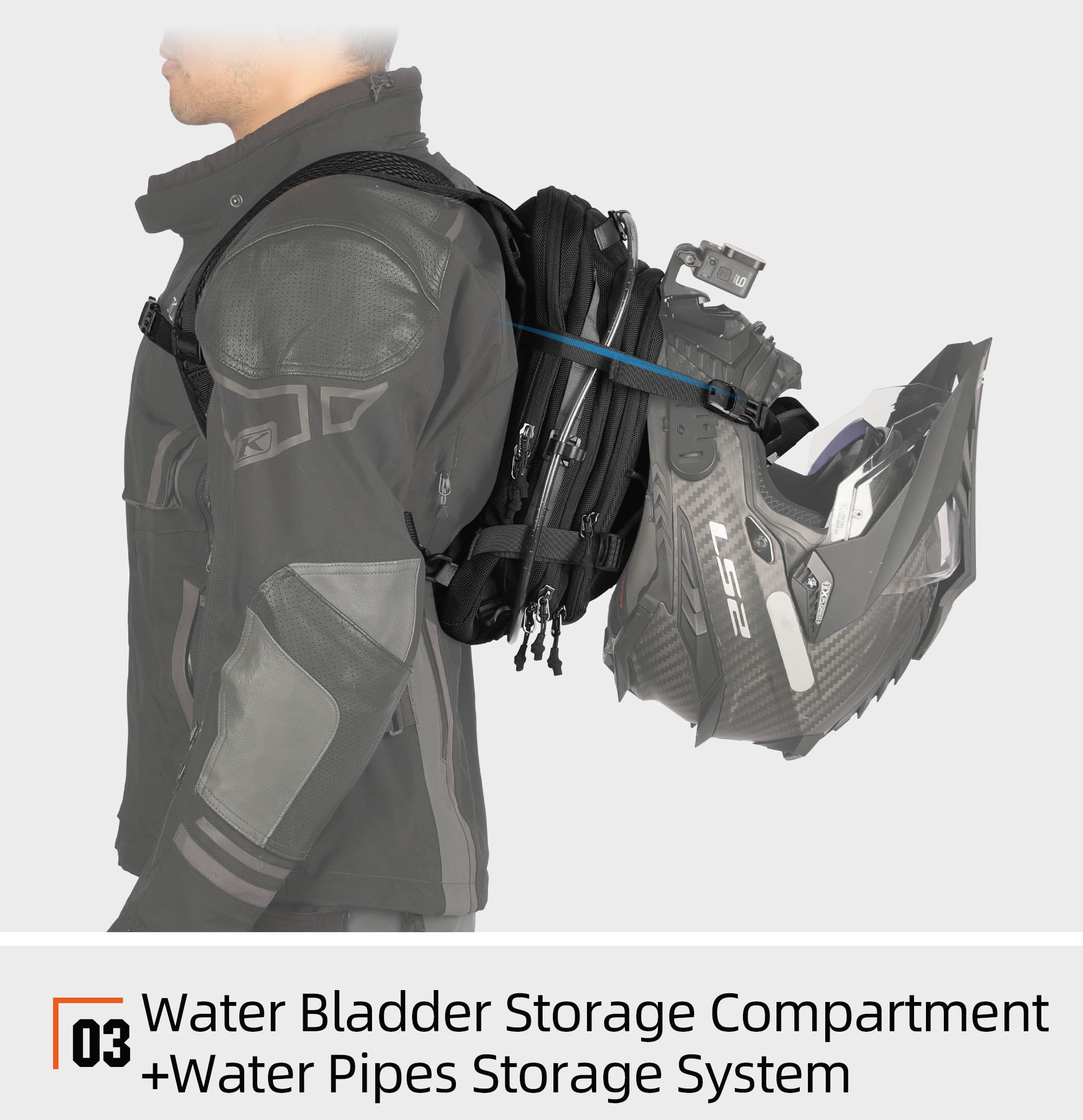 Bolso Tanque 9L para Moto - Con Porta-Bolsa de Hidratación, Impermeable