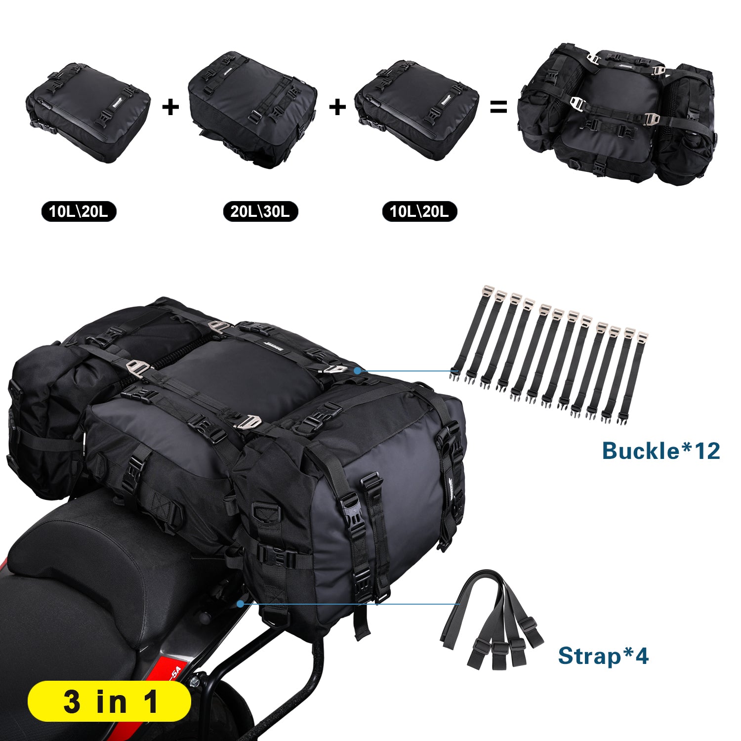 Bolso Cola para Moto 10 Litros - MT21610