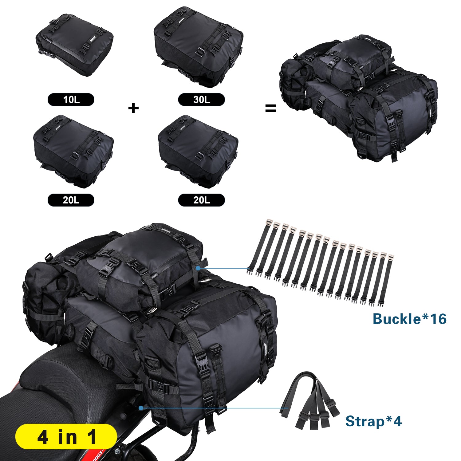 Bolso Cola para Moto 10 Litros - MT21610