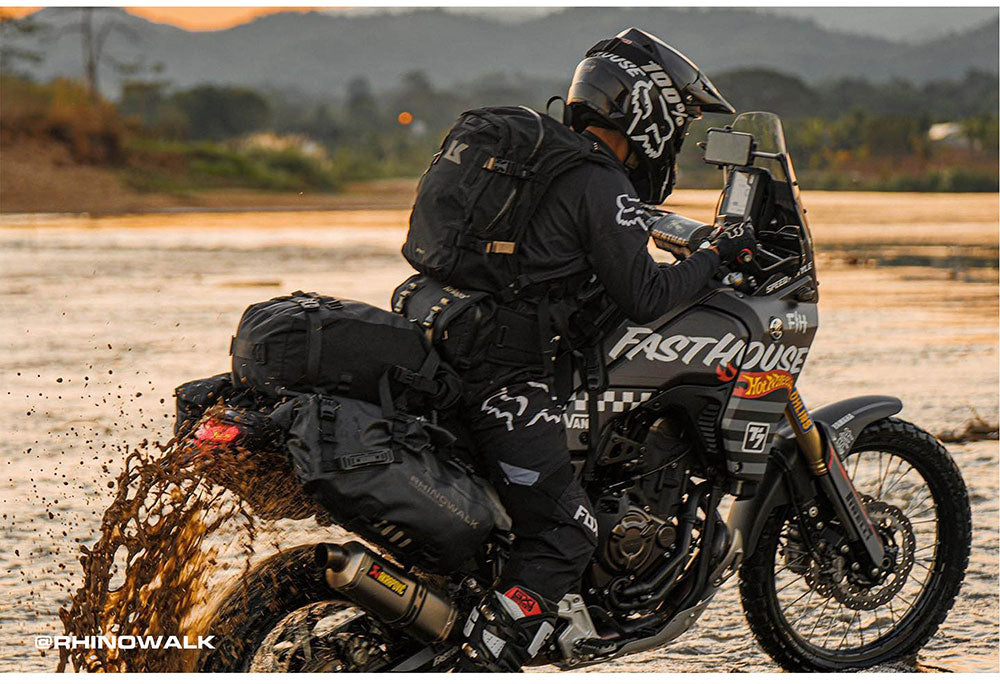 Alforjas Laterales Impermeables para Moto 18/28/48L - Par/Sin Portaequipajes