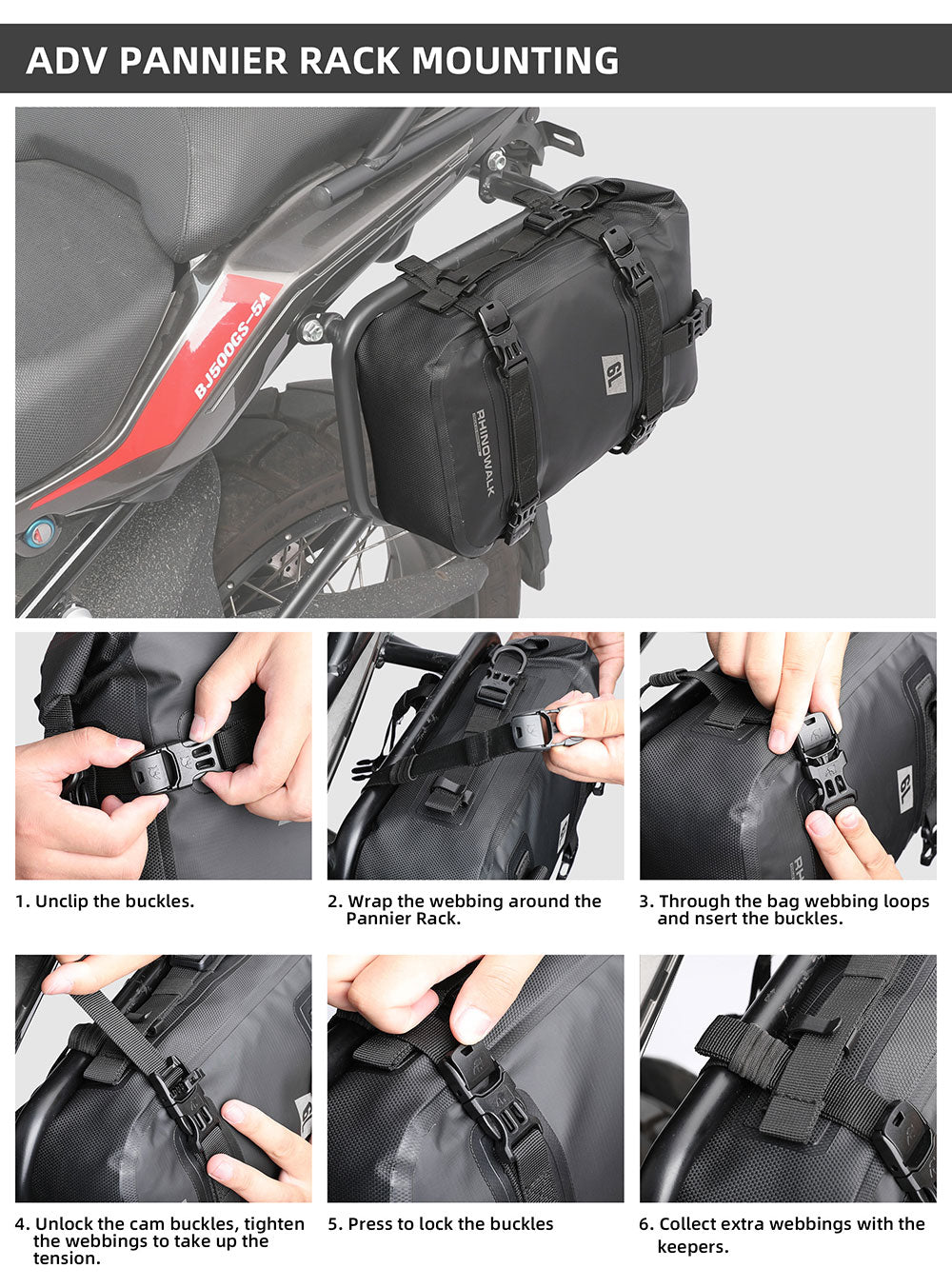 Bolso Impermeable para Caño de Protección 6L