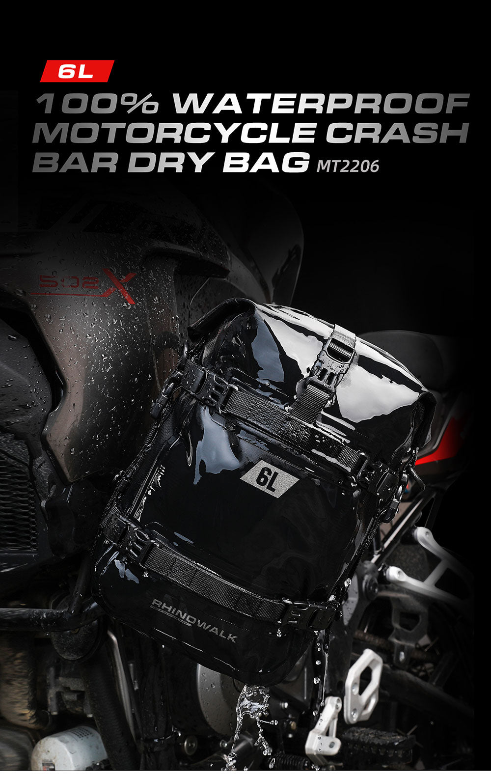 Bolso Impermeable para Caño de Protección 6L