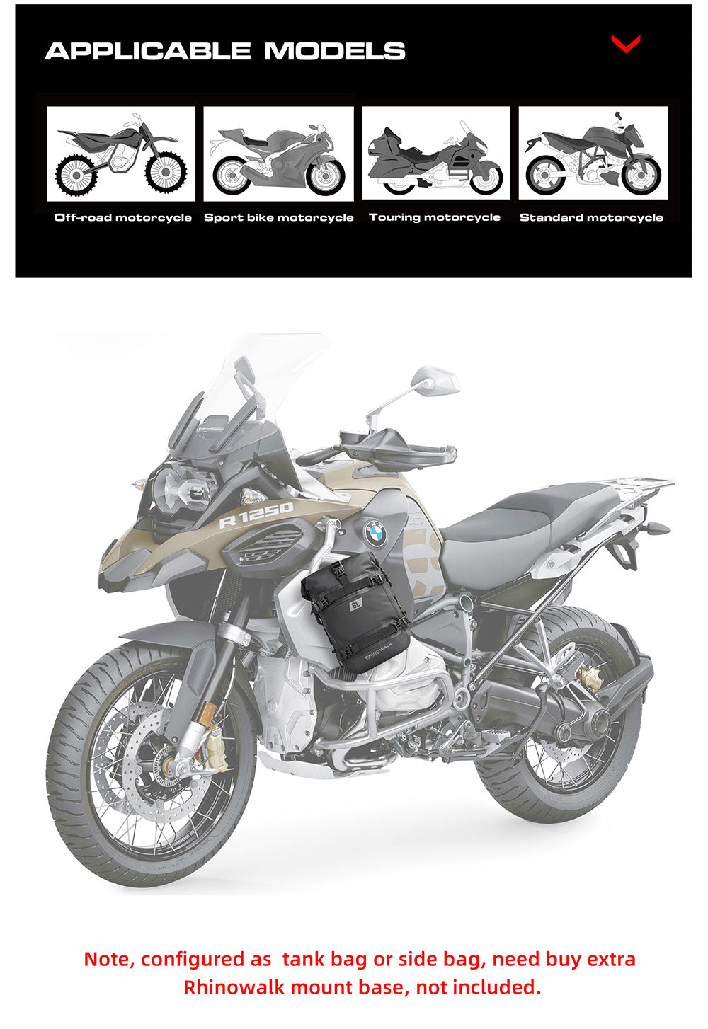 Bolso Impermeable para Caño de Protección 6L