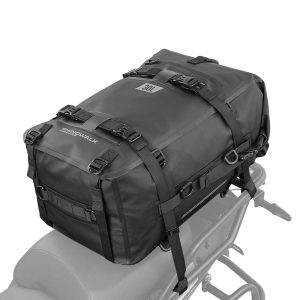 Juego de Bolsos Impermeables Modulares para Moto 8L/15L/30L - 30L, Negro