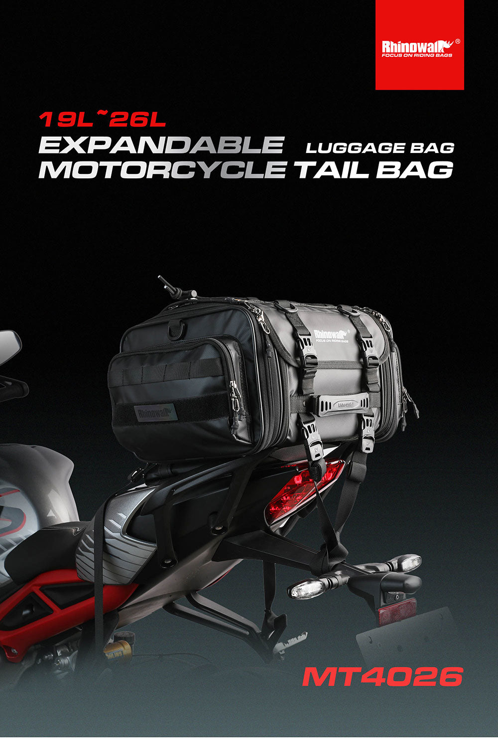 Bolso Cola para Moto 19-26L