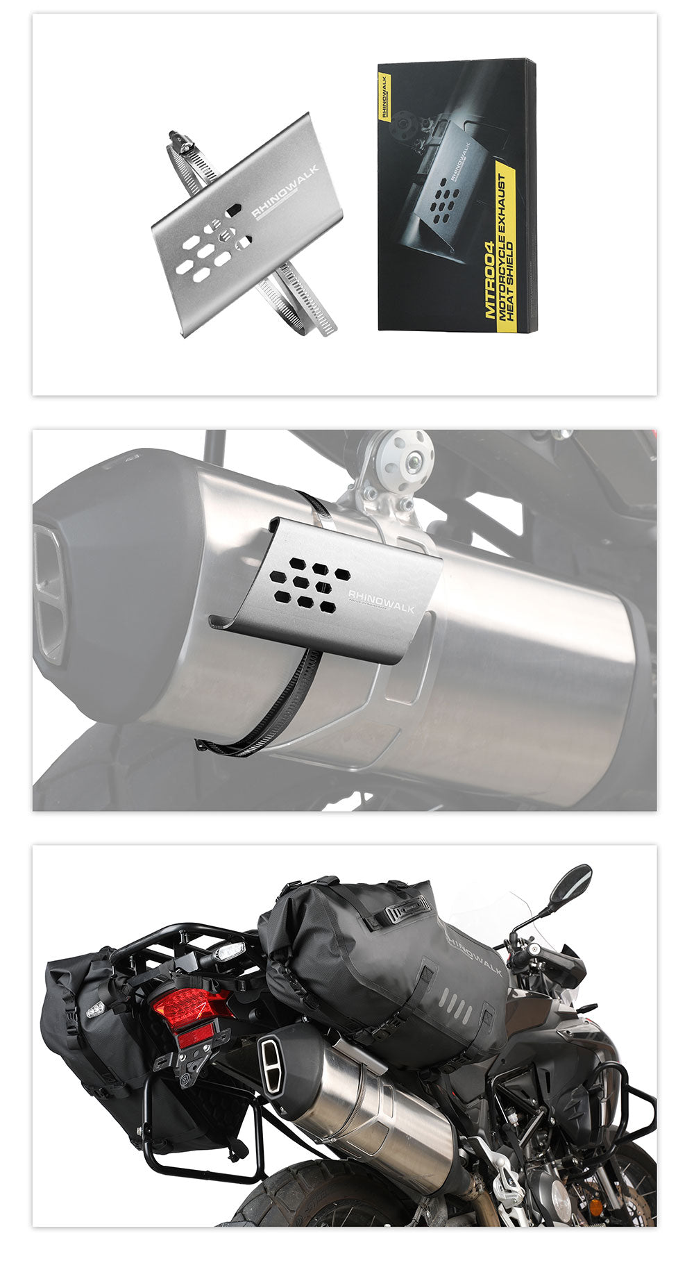 Alforjas Laterales Impermeables para Moto 18/28/48L - Par/Sin Portaequipajes